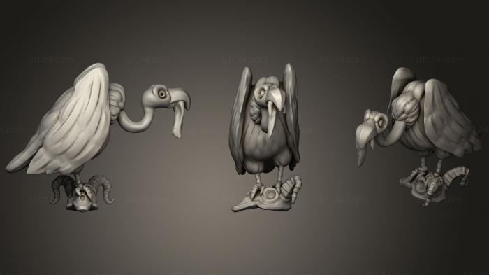 Статуэтки животных (Животное 04, STKJ_0687) 3D модель для ЧПУ станка